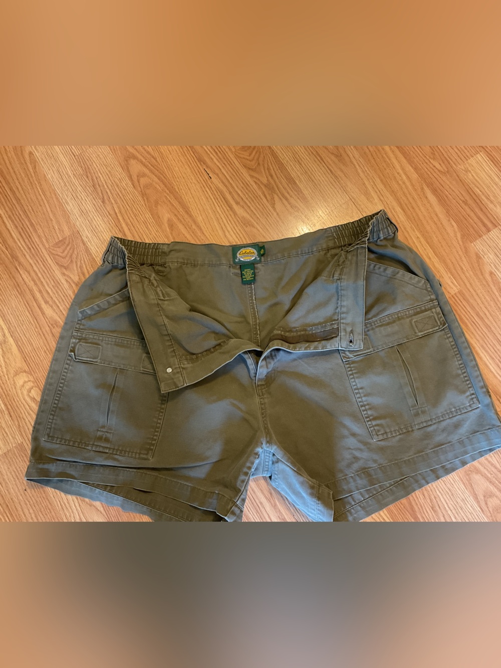 Cabela's Olive Green Men's Cargo Shorts Sz. 46